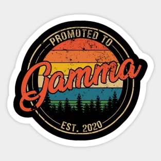 Promoted to Gamma Est 2020 Mothers Day Gift Sticker